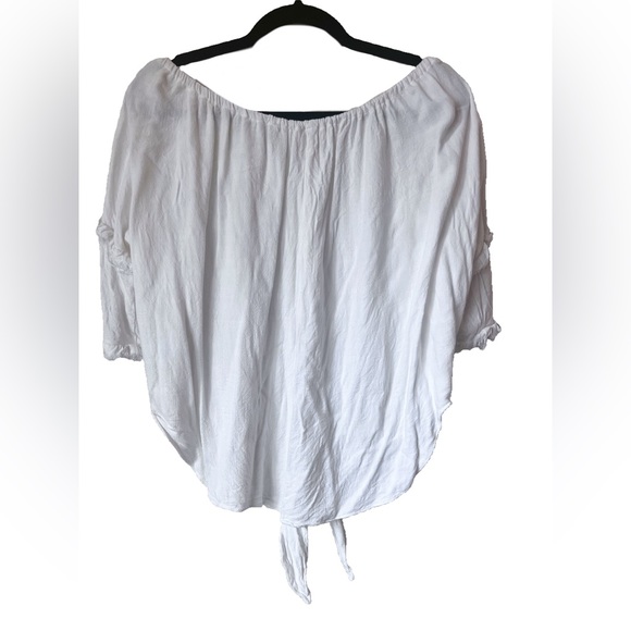 Woman's Off the Shoulder Boho Top - Picture 4 of 4